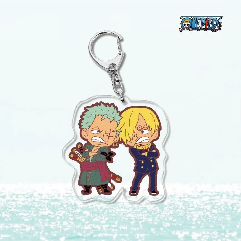 Аниме брелок для ключей мужчин цельный женщин пары флуффи Зоро Чоппер подвеска |
