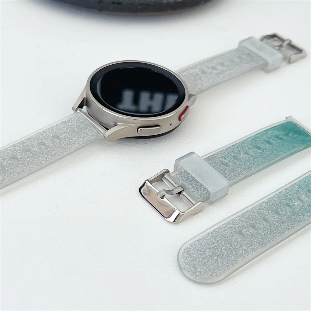 Фото Ремешок для часов Samsung Watch 6, браслет с блестящими кристаллами, 20 мм 22 мм №2