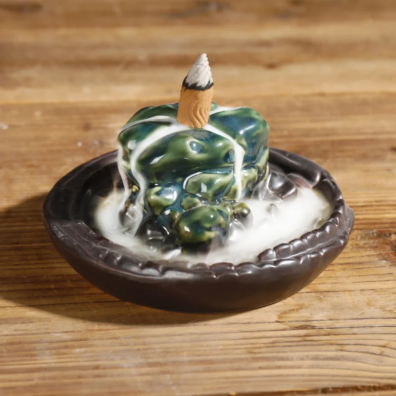 

Ceramic Incense Burner Incense Cone Smoke Backflow Incense Burner