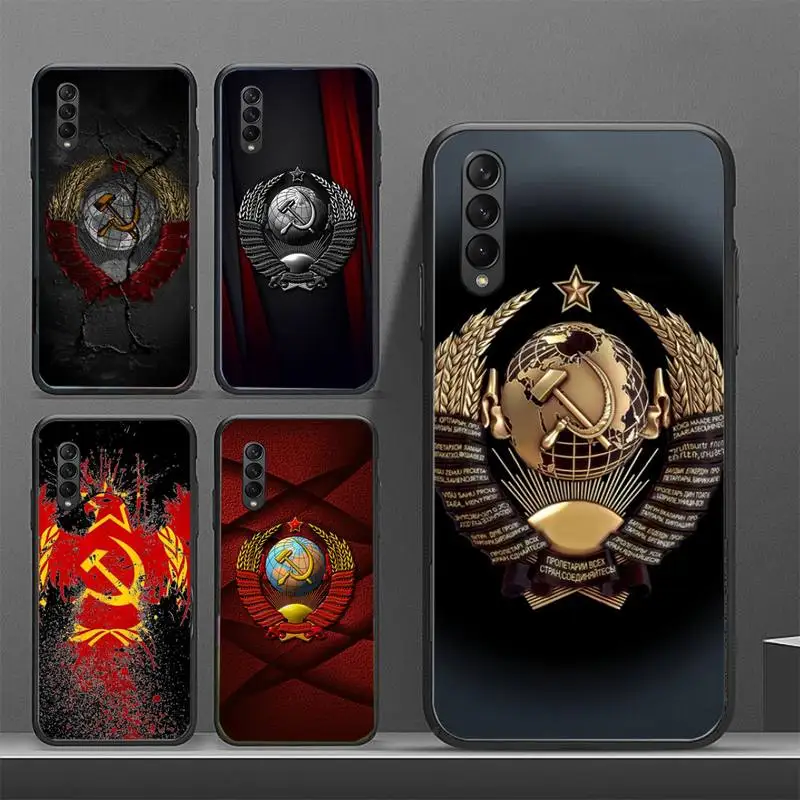 

USSR Soviet Emblem Phone Case for Samsung Galaxy J2 J4 J5 J6 J7 J8 Note5 7 8 9 10 20 prime plus lite ultra pro Fundas cover