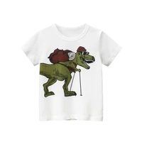 2022 baby boys cartoon dinosaur t shirt summer kids cotton clothes boutique outfits baby girl tshirt costumes toddler boy shirts