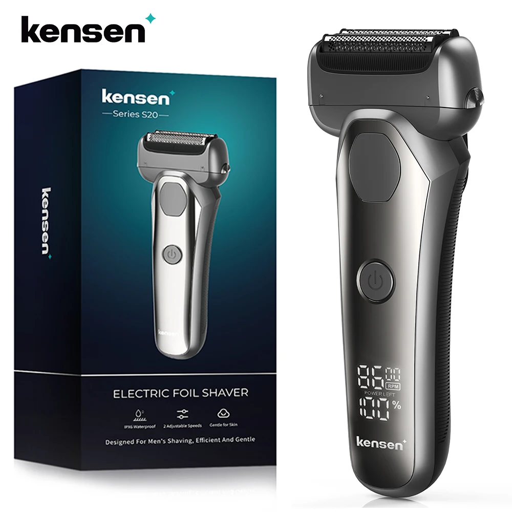 For Men 3d Floating Blade Washable Type-c Usb Rechargeable Shaving Beard Razor Trimmer Machine For Barber