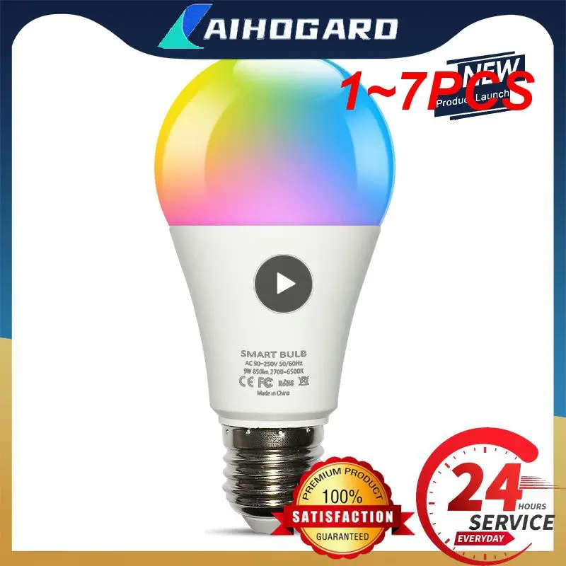 

Умная лампа E27 с поддержкой Wi-Fi, 1-7 шт.