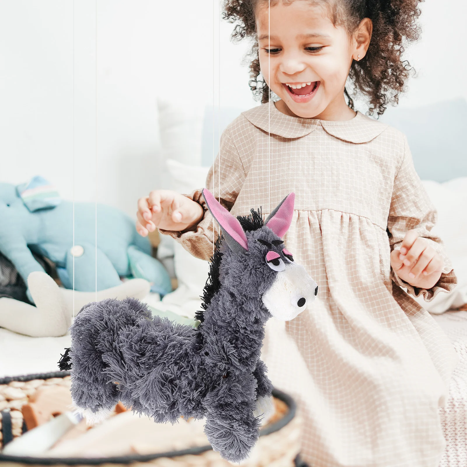

Puppet Marionette Puppets Toy Plush String Animals Kids Marionettes Toys Year Girls Old Animal Wooden Interactive Show Hand Yarn