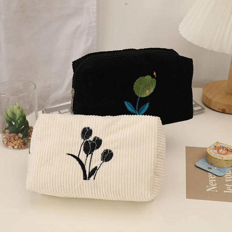 

2023 Travel Cosmetic Storage Bag Women Makeup Organizer Handbags Lipstick Wash Bag Pencil Cases Pen Box School Student Supplies