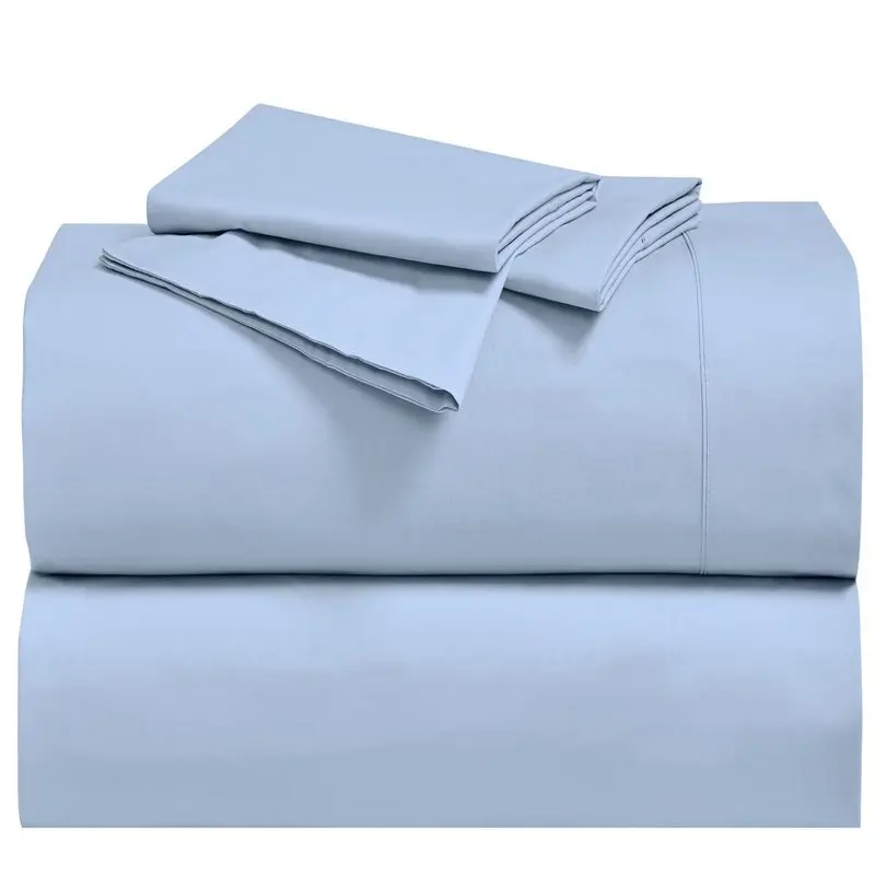 

Soft 100% Cotton Brushed Percale Sheet Sets Long-Stable Cotton 250 Thread Count Sheets With Deep pockets - - White