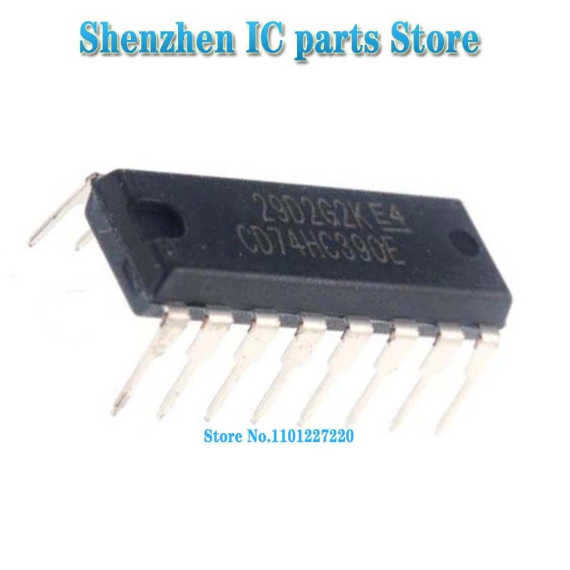 

5 шт./лот CD74HC390E HD74HC390P 74HC390 DIP-16