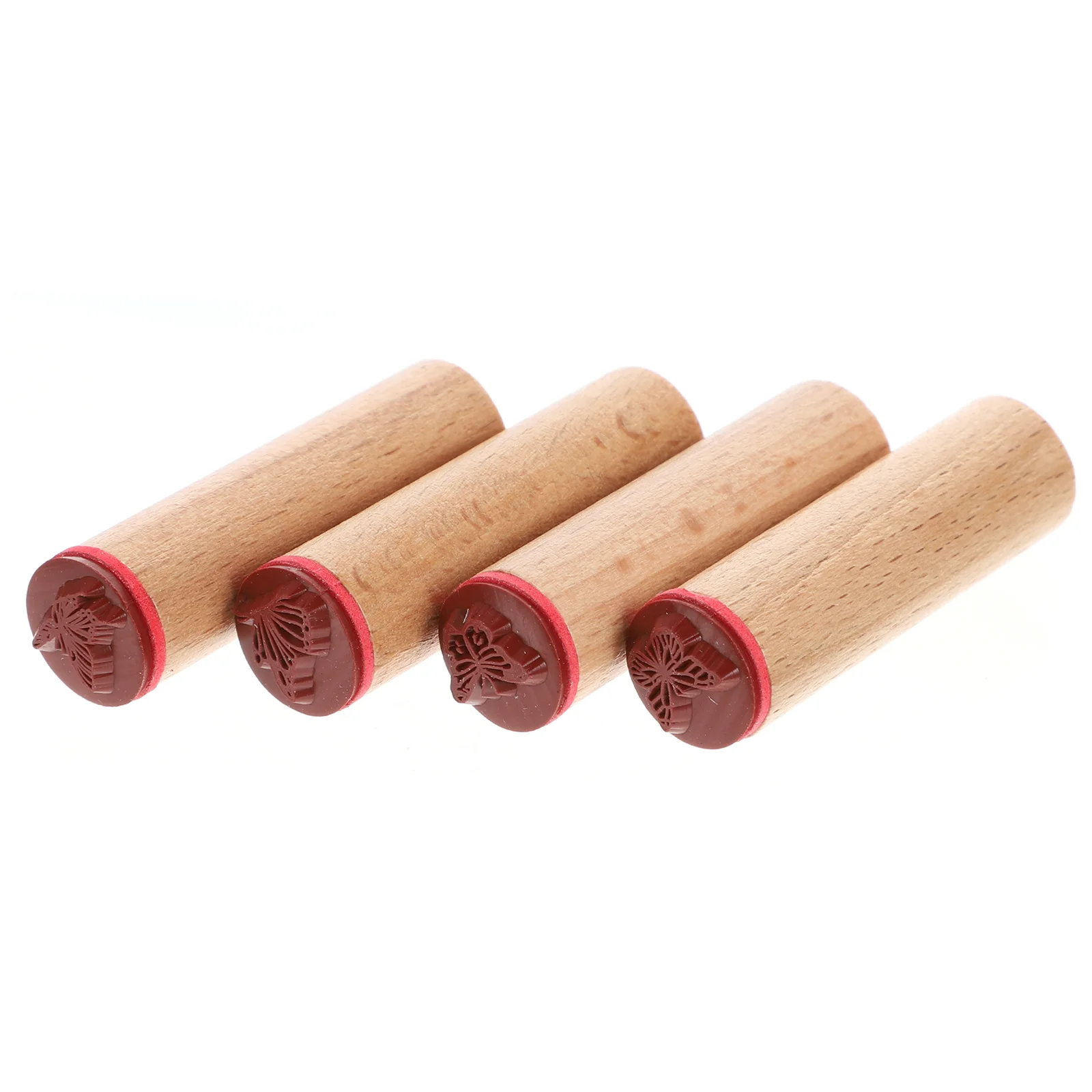 

4 шт., деревянные печати из натуральной глины