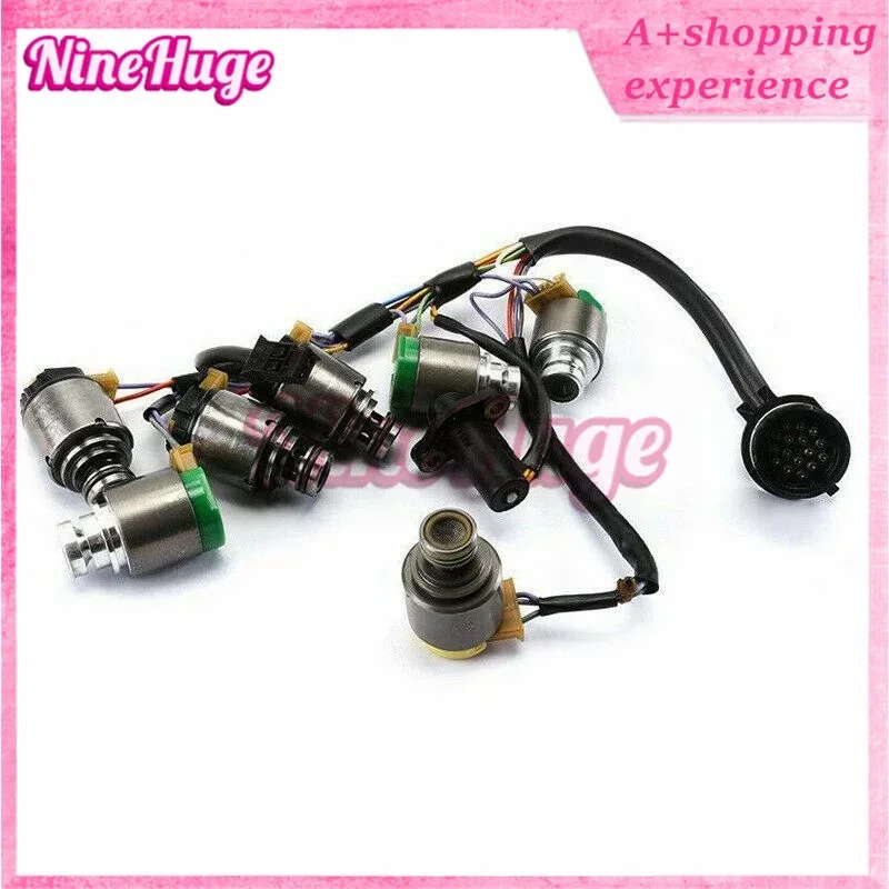 Комплект соленоидов передачи 5HP19 с жгутом 0501314432 0501316463 0501210019 для BMW Audi A6 A8 S4 RS6 Prosche