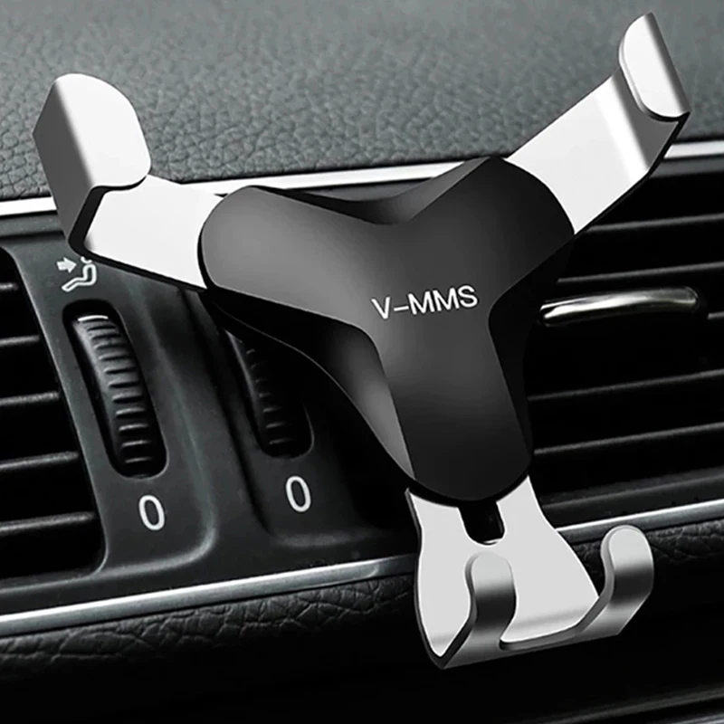 

Gravity Car Holder For Phone in Car Air Vent Mount Clip Cell Holder No Magnetic GPS Mobile Phone Holders For iPhone 12 Samsung