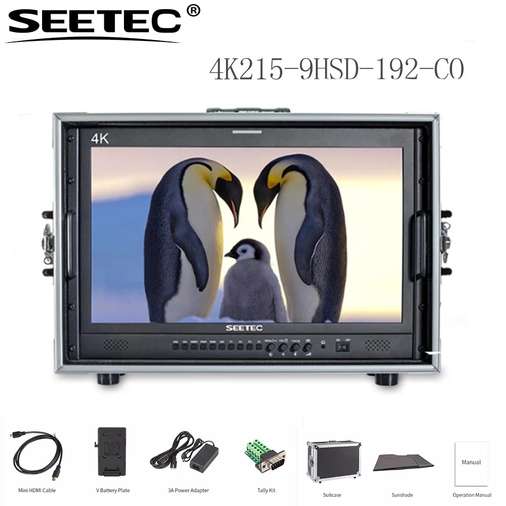 Монитор Seetec 4K215-9HSD-192-CO 21 5 дюйма IPS Full HD 1920x1080 с чемоданом режиссера 3G-SDI HDMI AV YPbPr -