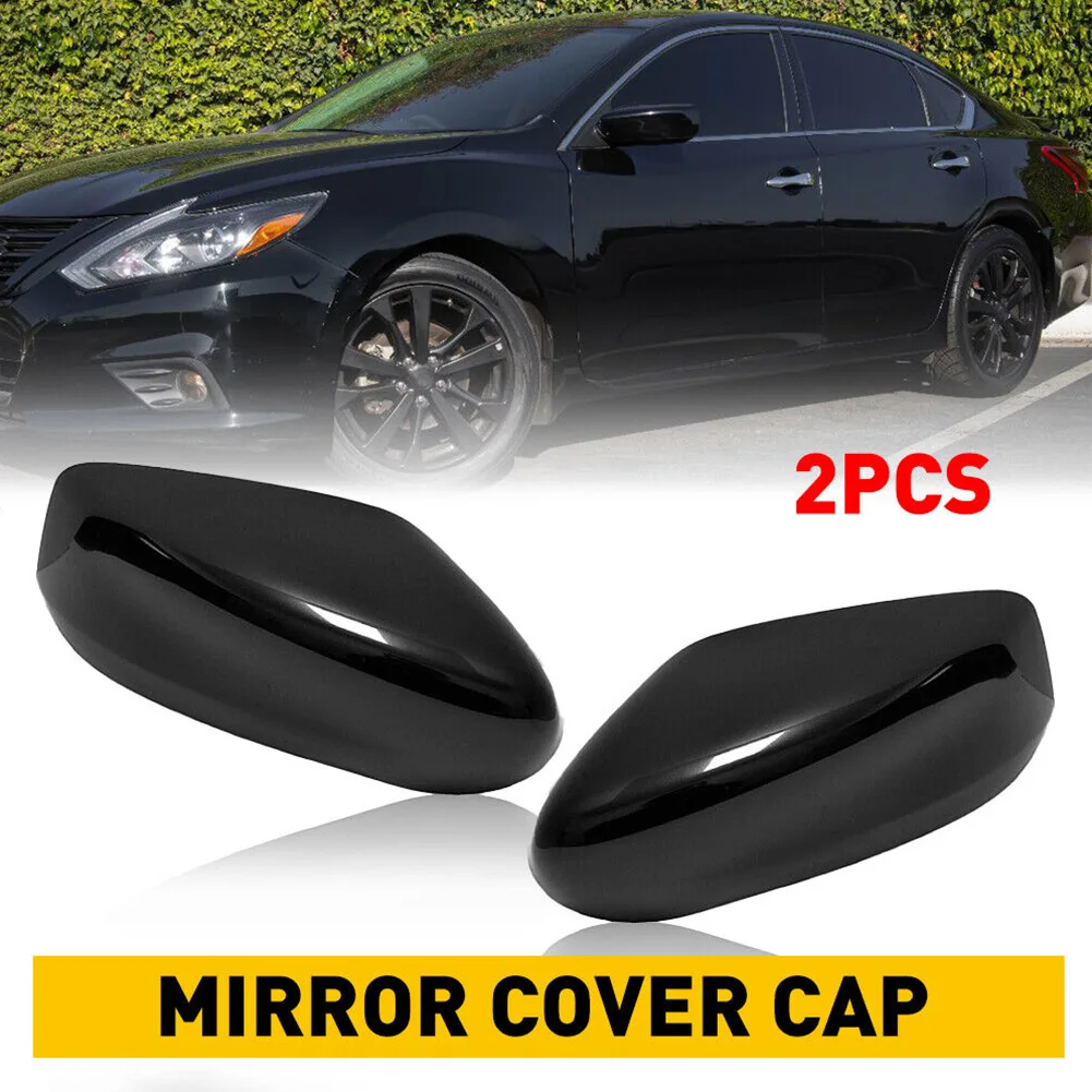 

2Pcs Left+Right Side Wing Mirror Cover Cap Plastic 96373-3TH0A/963733TH0A/96374-3TH0A/963743TH0A For Nissan For Altima 2013-2018