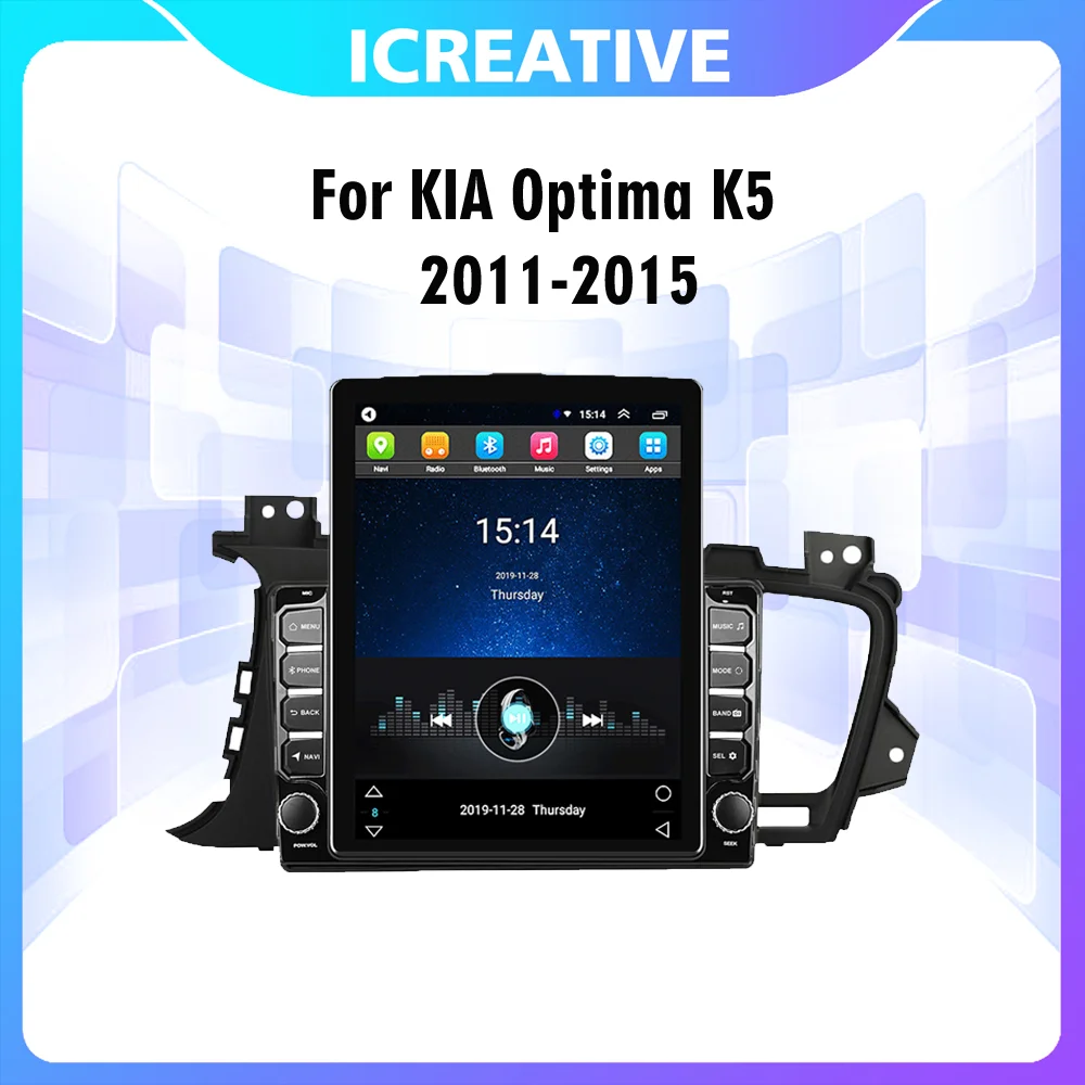 

Car Multimedia Player 4G Carplay 2 Din 9.7" Tesla Screen For KIA Optima K5 2011-2015 GPS Navigator Android Autoradio Stereo