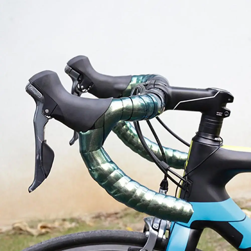 

Road Bike Handlebar Tape Eva Pu Bicycle Handlebar Tape Absorber Tape Breathable Wrap 2pcs Shock Anti-skid Sweat W8h6
