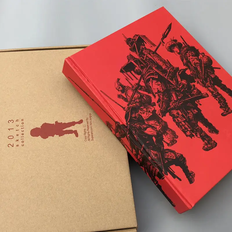 

Альбом для рисования Ким Джунг-ки, книга для рисования Ким Джунг-ки