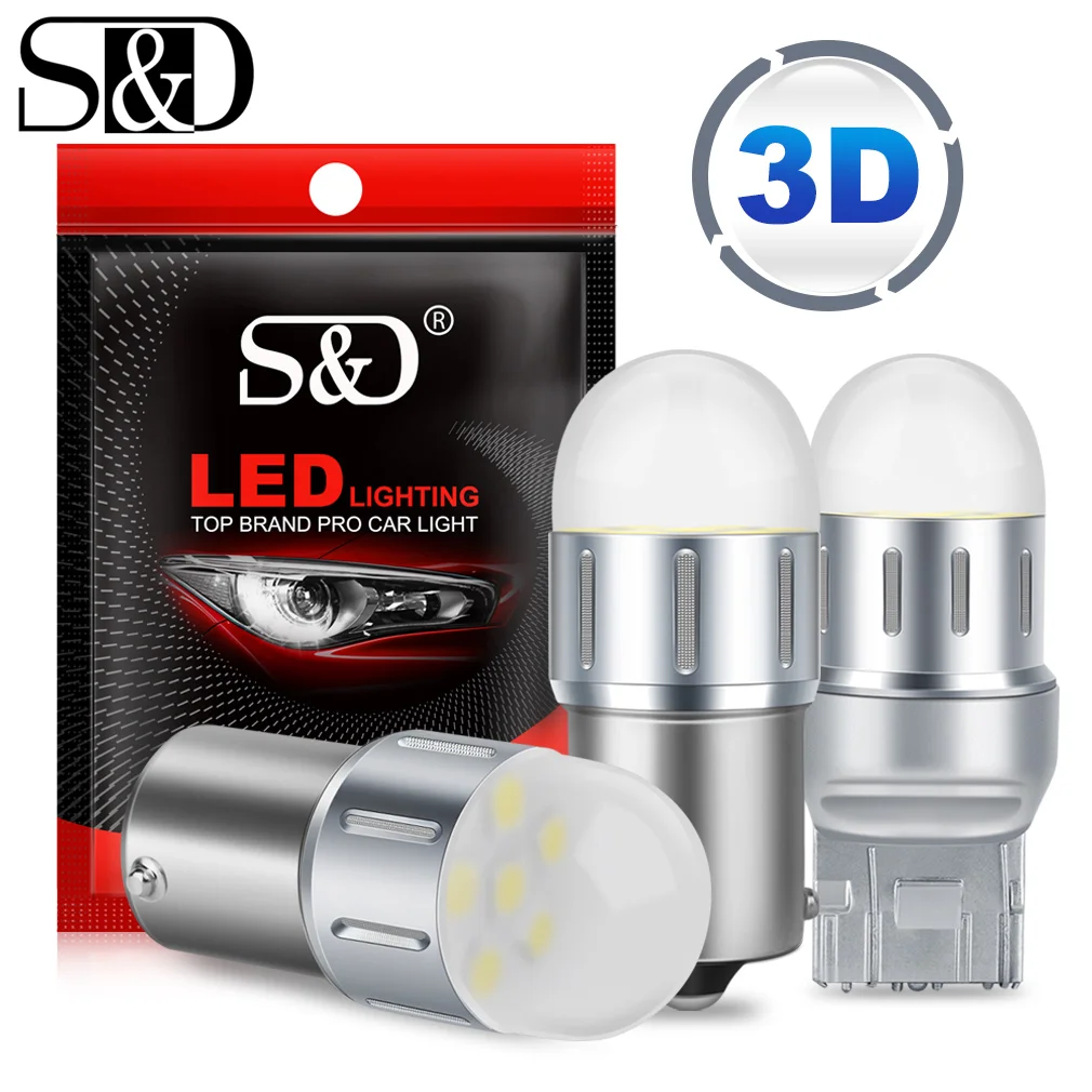 2 шт. 1156 BA15S BAU15S P21W Led PY21W 1157 BAY15D BA15D P21 5W T20 светодиодный W21/5W W21W 7440 7443 автомобильная лампа указателя поворота T25 3157