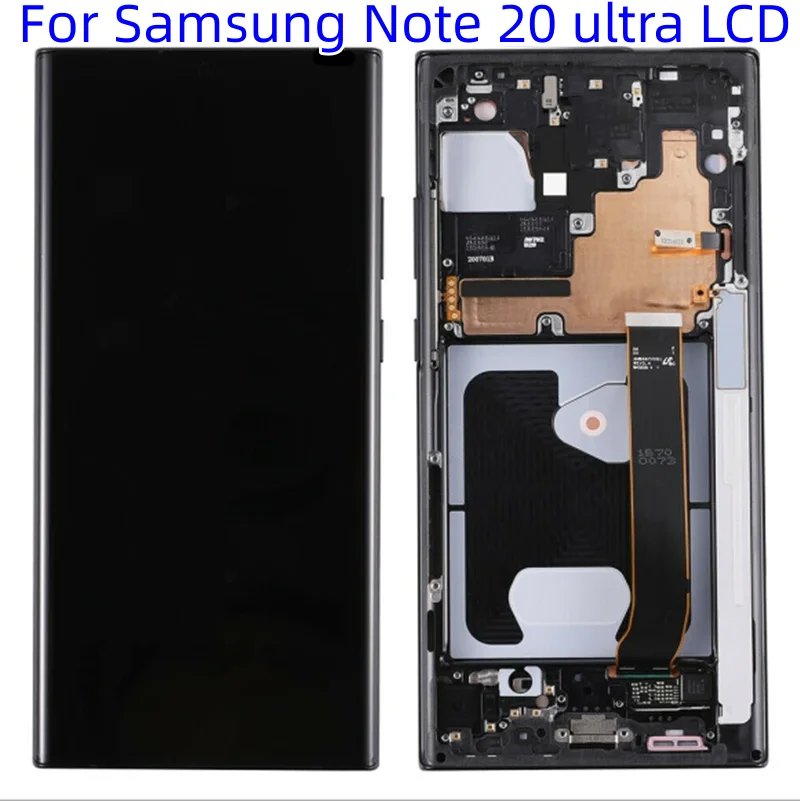 

100% Original Note 20 Ultra LCD With Frame For Samsung Galaxy Note20 Ultra N985F SM-N985F/DS N986B 5G Display New Touch Screen