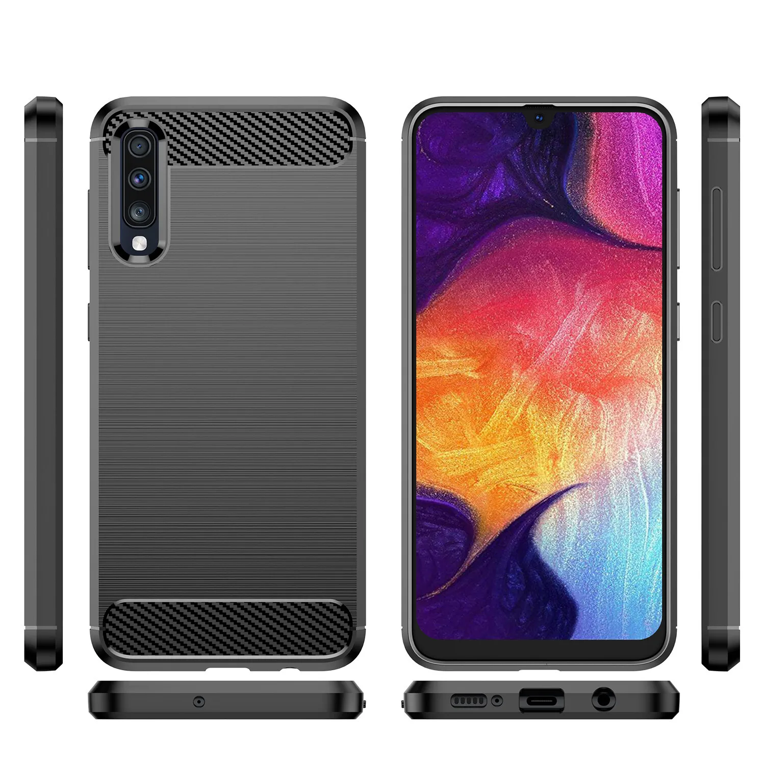 Чехол для Samsung A50 A50s A53 A54 A52s 5G мягкий силиконовый чехол Galaxy A52 4G A51 противоударные