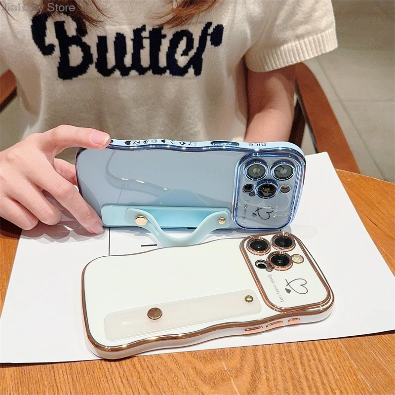 Блестящий Защитный чехол для камеры роскошный держатель в виде сердца жидкий