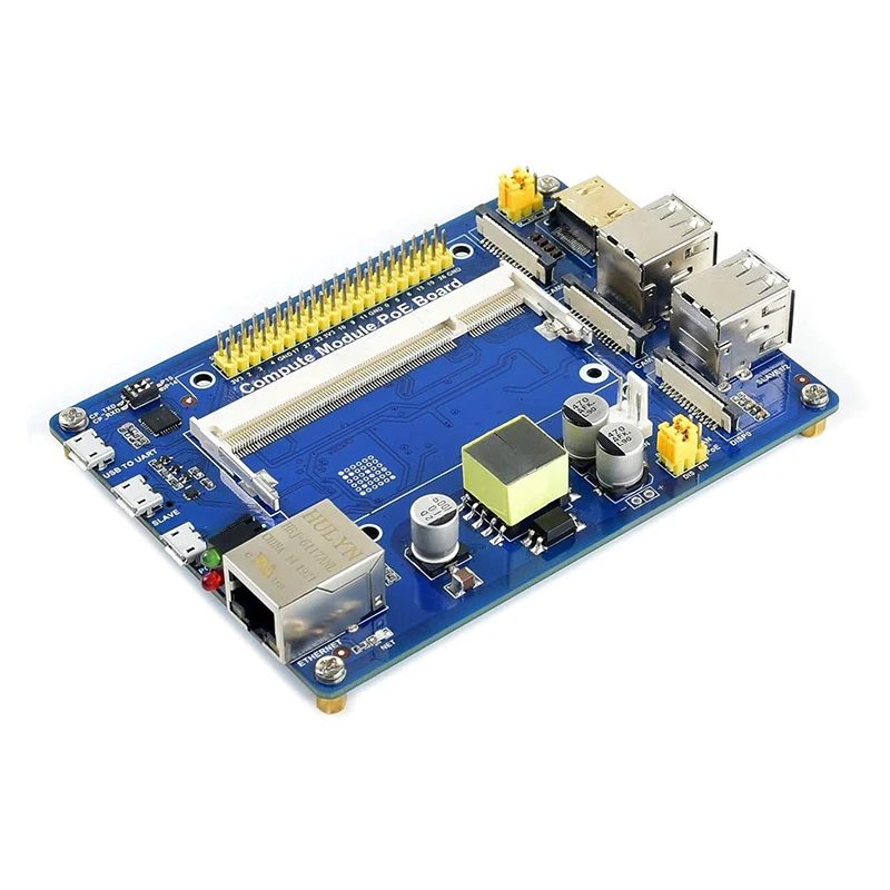 

Compute Module IO Board With PoE Feature Expansion Board For Raspberry Pi CM3 / CM3L / CM3+ / CM3+L