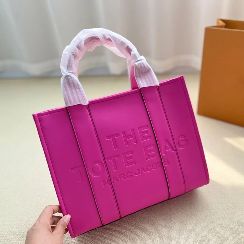 

Marc Jacobs The Tote Bags for Women Handbags Shopping Bag Retro Casual Woman Totes Shoulder Bag Female Leather Handbag for Women
