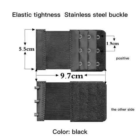 1/3 PCS Adjustable Bra Extender Women's Solid Color Elastic Underwear Strap Extension Buckle Hook Clip Intimates Accessories