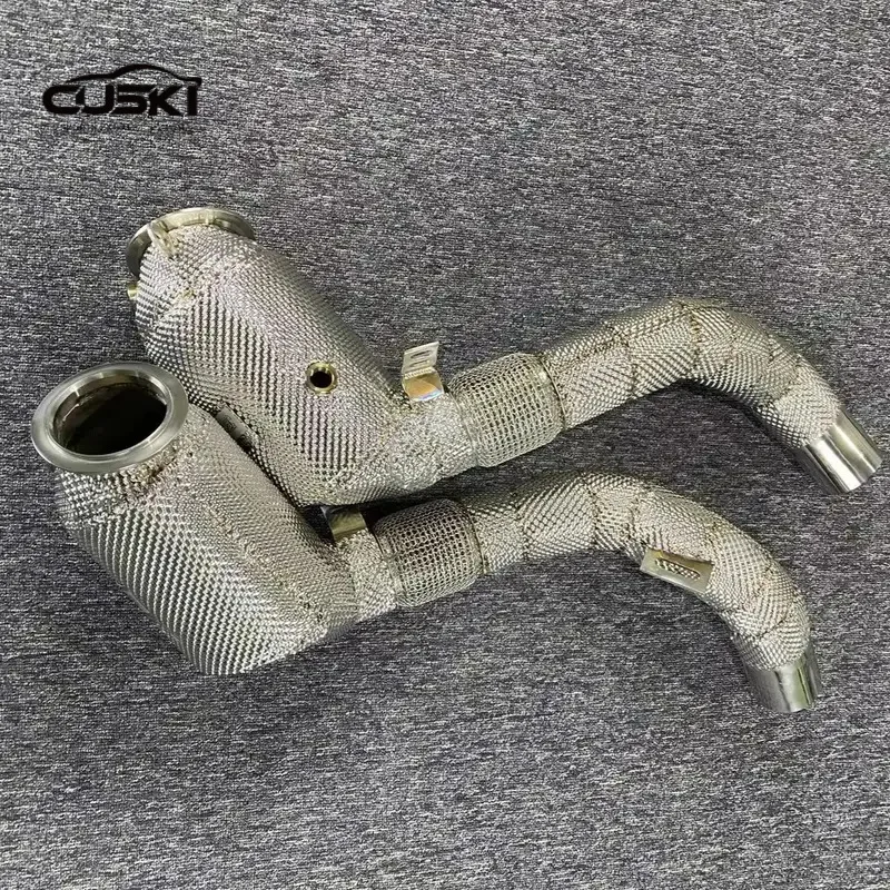 Выхлопная труба для BMW X6 xdrive 50i N63 2014-2018 нержавеющая сталь