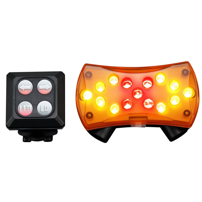 

Bike Tail Light Smart USB Rechargeable Bike Light Cycling Accessories Remote Turn LED Bicycle Rear Light