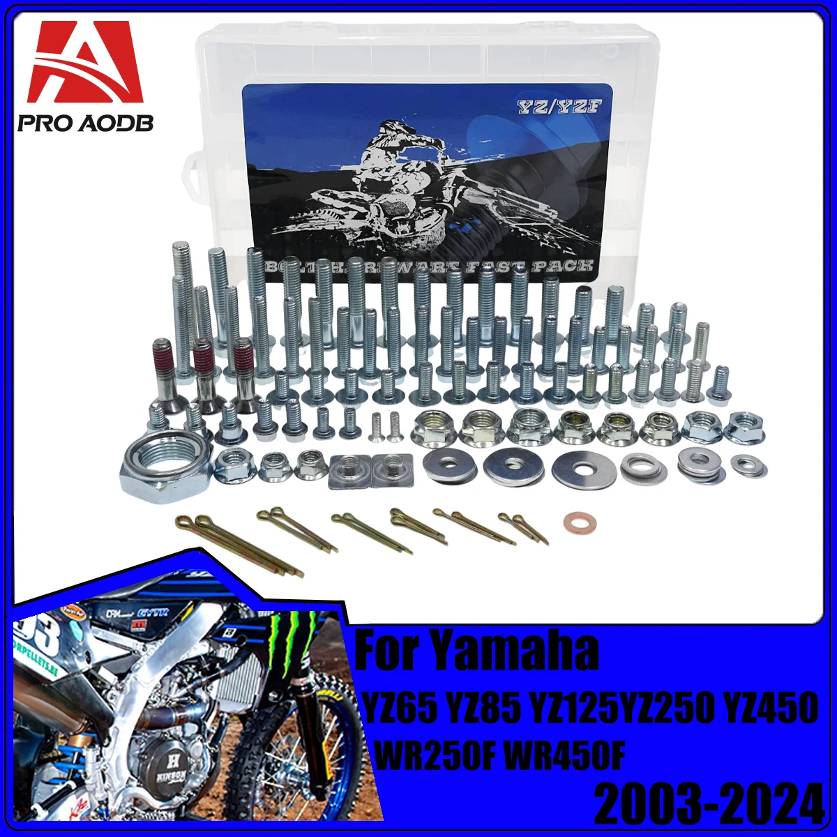 Винт для мотокросса полный пластиковый комплект креплений Yamaha YZ WR 65 85 125 250 KTMXCF SXF