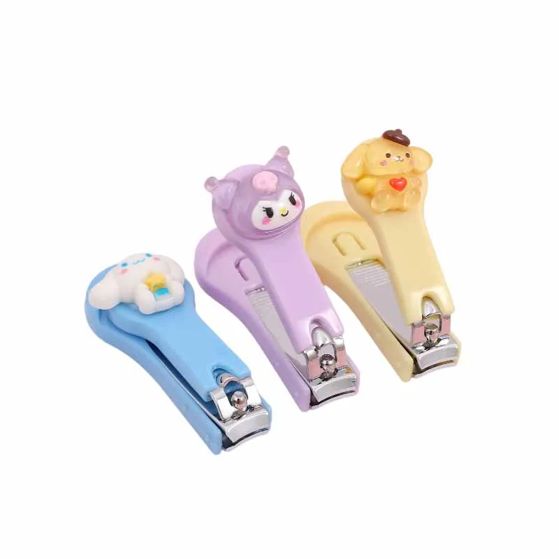 

Sanrioed Kawaii Anime Cartoon series Ins mini nail clippers cartoon small nail clippers creative nail clippers tool