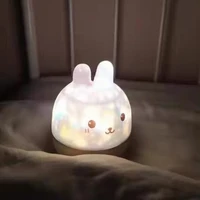 rabbit projection galaxy lamp birthday night sky full of stars and sky lamp projector bedroom bedside baby night lamp decor