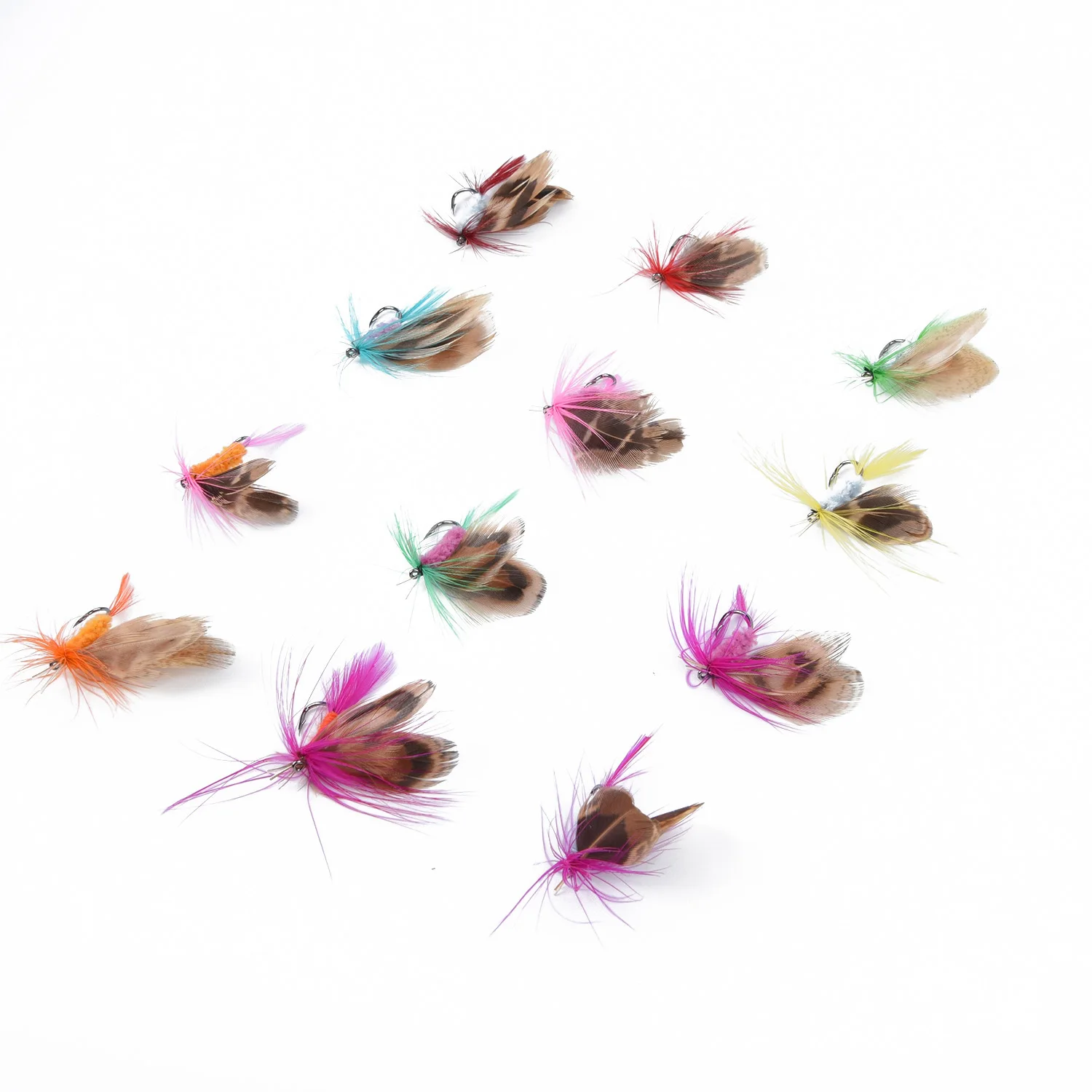 

12Pcs Insects Flies Fly Fishing Lures Bait High Carbon Steel Hook 20mm Fish Tackle Sharpened Crank Hook Pesca Iscas Lures Tools