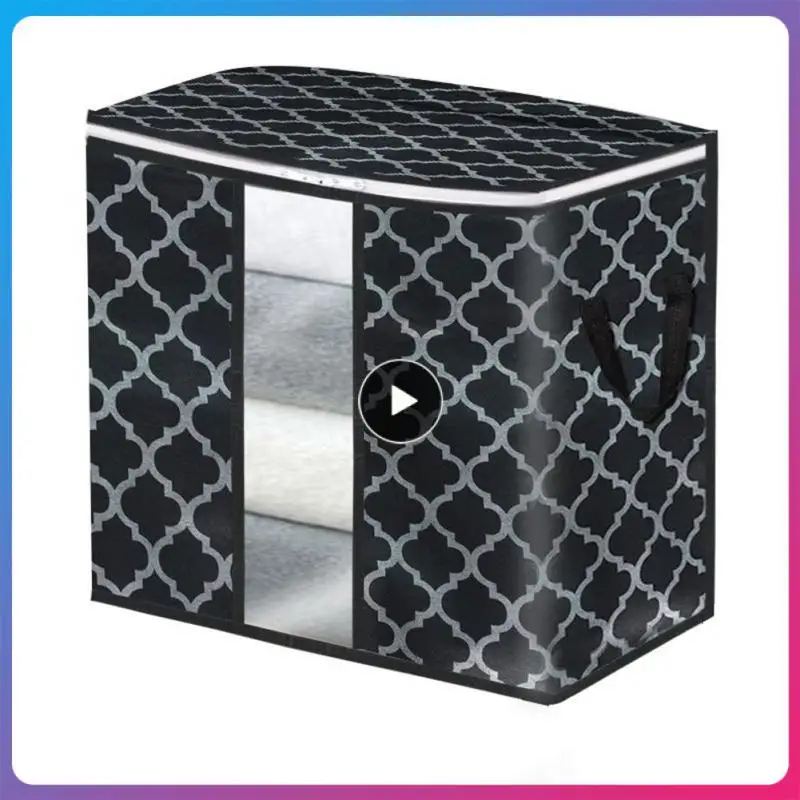 

Non Woven Fabric Home Storage Box Collapsible Storage Box Durable Portable Cabinet Pants Storage Organizer Storage Supplies