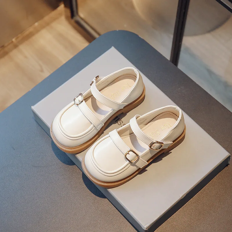 

Классические туфли для девочек, классические туфли из искусственной кожи, на мягкой подошве, для свадебных торжеств, Туфли Мэри Джейн