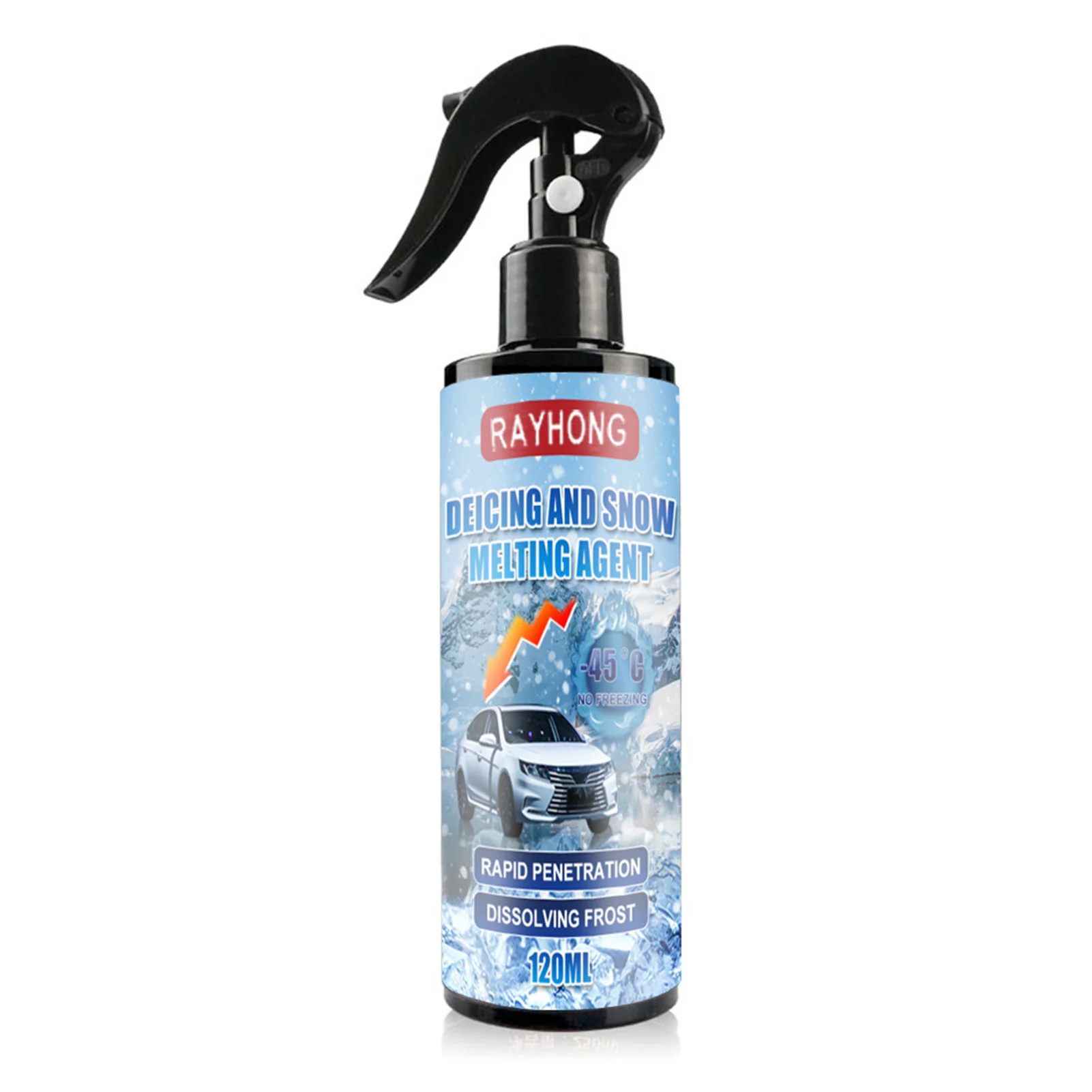 

Auto Deicing Spray Winter Windshield Removal Defrosting Liquid Snow Melting Agent Windshield Ice Melt Spray Updated Car Glass
