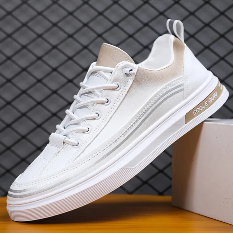 

Men's Sneakers Fashion White Board Shoes Non-slip Casual Shoes Basket Shoes Tennis Men Shoes Outdoor Walking Sneakers New