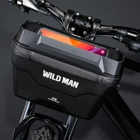 hard shell press resistant quick release water resistant handlebar phone bag bike handlebar bag for bike