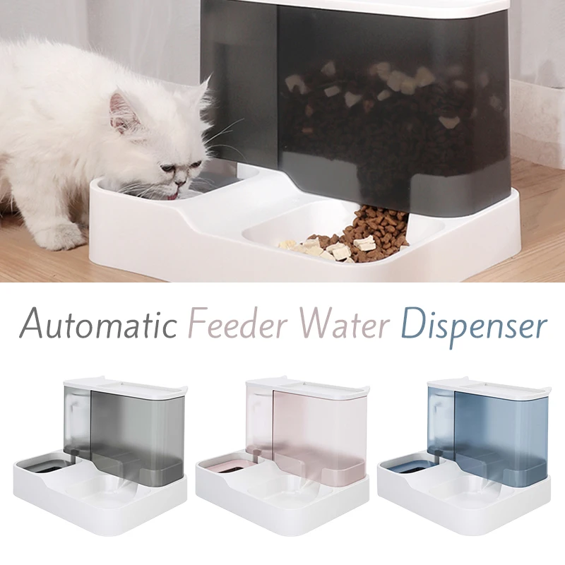 

No Electricity Cat Automatic Feeder Water Dispenser Large-capacity Flowing Water Does Not Wet The Mouth Cats Pet Drinking Water