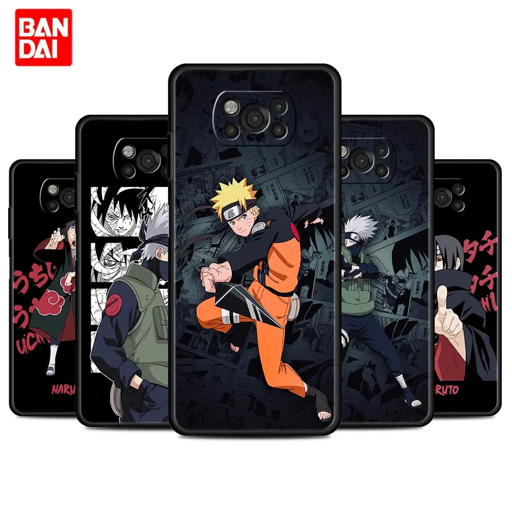 

Naruto Anime Dark Manga Case for Xiaomi Mi Poco X3 NFC F3 Redmi Note 9s 9 9A 9C 8 10 11 9T 8T 10T K40 Pro Plus Cover Silicone