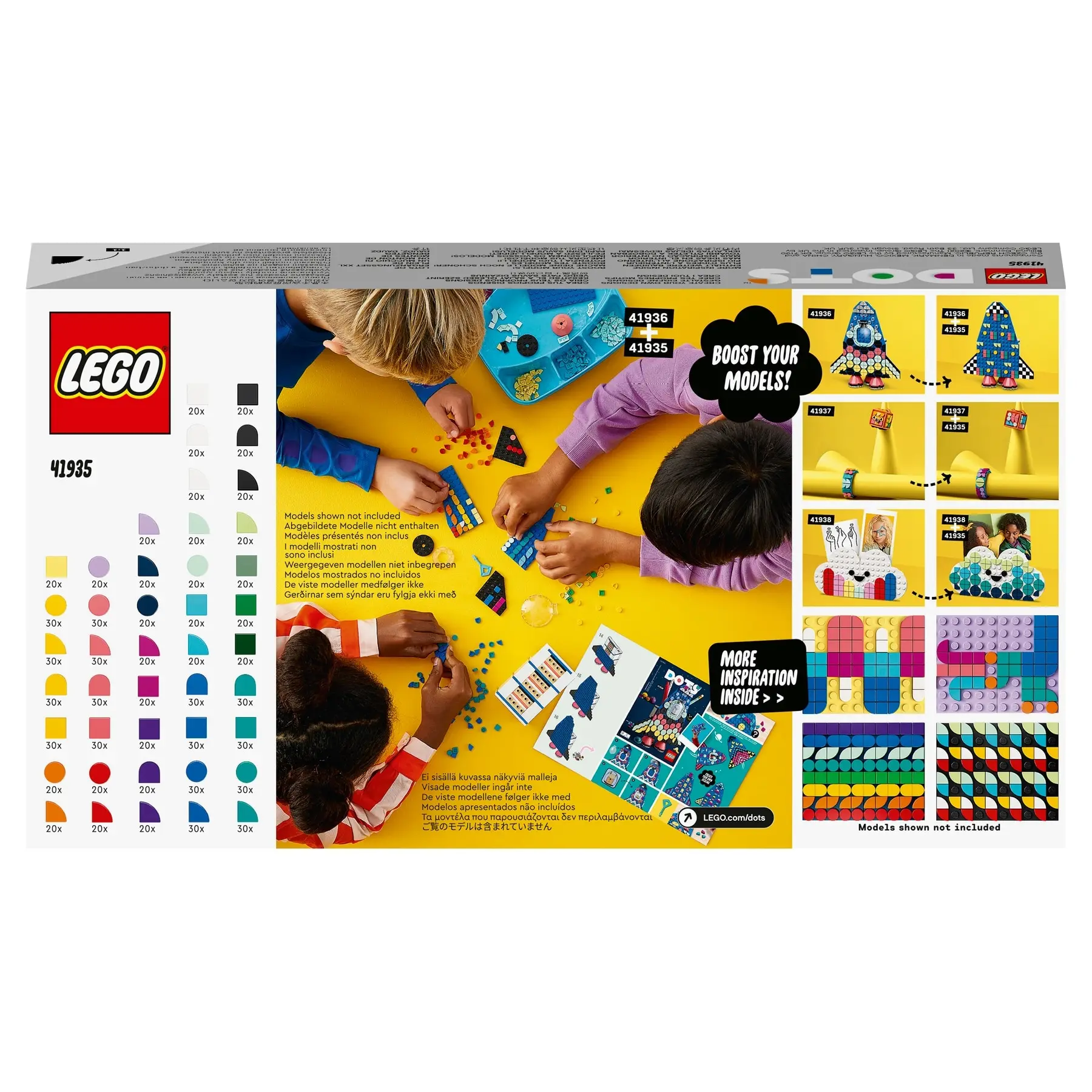 Set creative Lego dots 41935 large set тайлов constructor toys figurines model details original for children boy girl gift birthday adventure