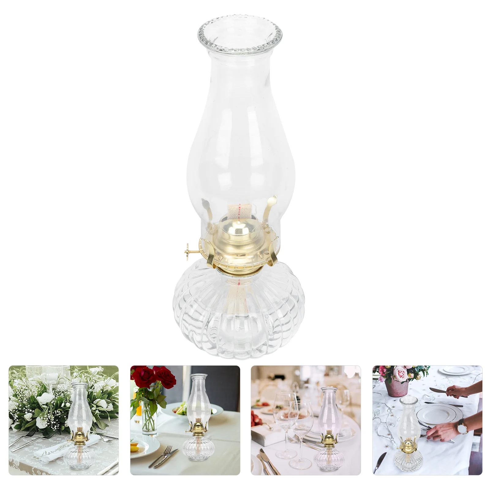 

Lamp Kerosene Oil Lampslantern Vintage Light Retro Decor Indoor Clear Usehome Antiqueclassic Chamber Style Holder Kerosinerustic