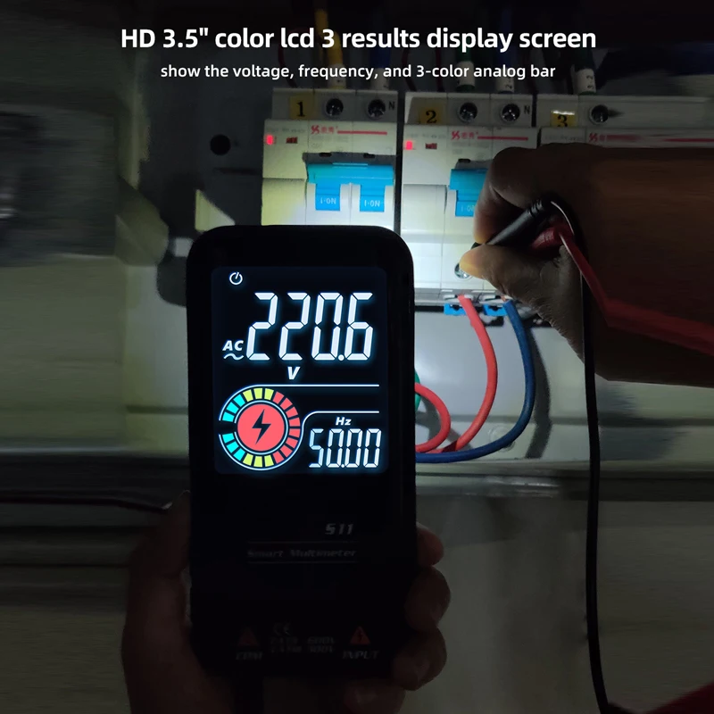 

BSIDE Profesional Digital Multimeter 9999counts Smart serie multimetro DC AC Voltage Capacitor Ohm Diode NCV Hz Live wire Tester