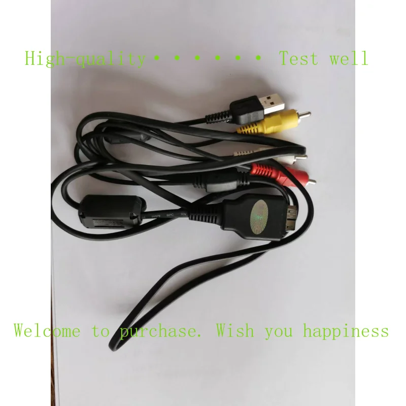 Фото Кабель VMC‑MD2 USB 2.0 Data AV RCA для камер Sony CyberShot DSC‑W210 W215 W220 W230 W290 HX5 HX5C, кабель видеовыхода. №2