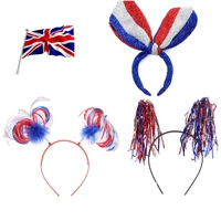children street party party props parade fancy dress accessories queen party union jack headband platinum jubilee
