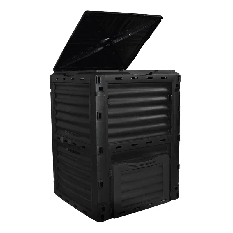 300/л полипропиленовый компостный ящик для сада двора компостная коробка листья