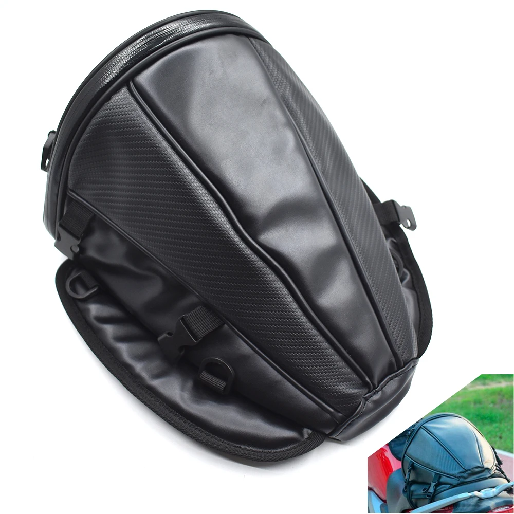 

Universal Motorcycle Tail Bag Saddle Bag Back Seat Bag Travel Saddle Tail for suzuki GSXR600 GSXR750 GSXR1000 GSR600 GSR750