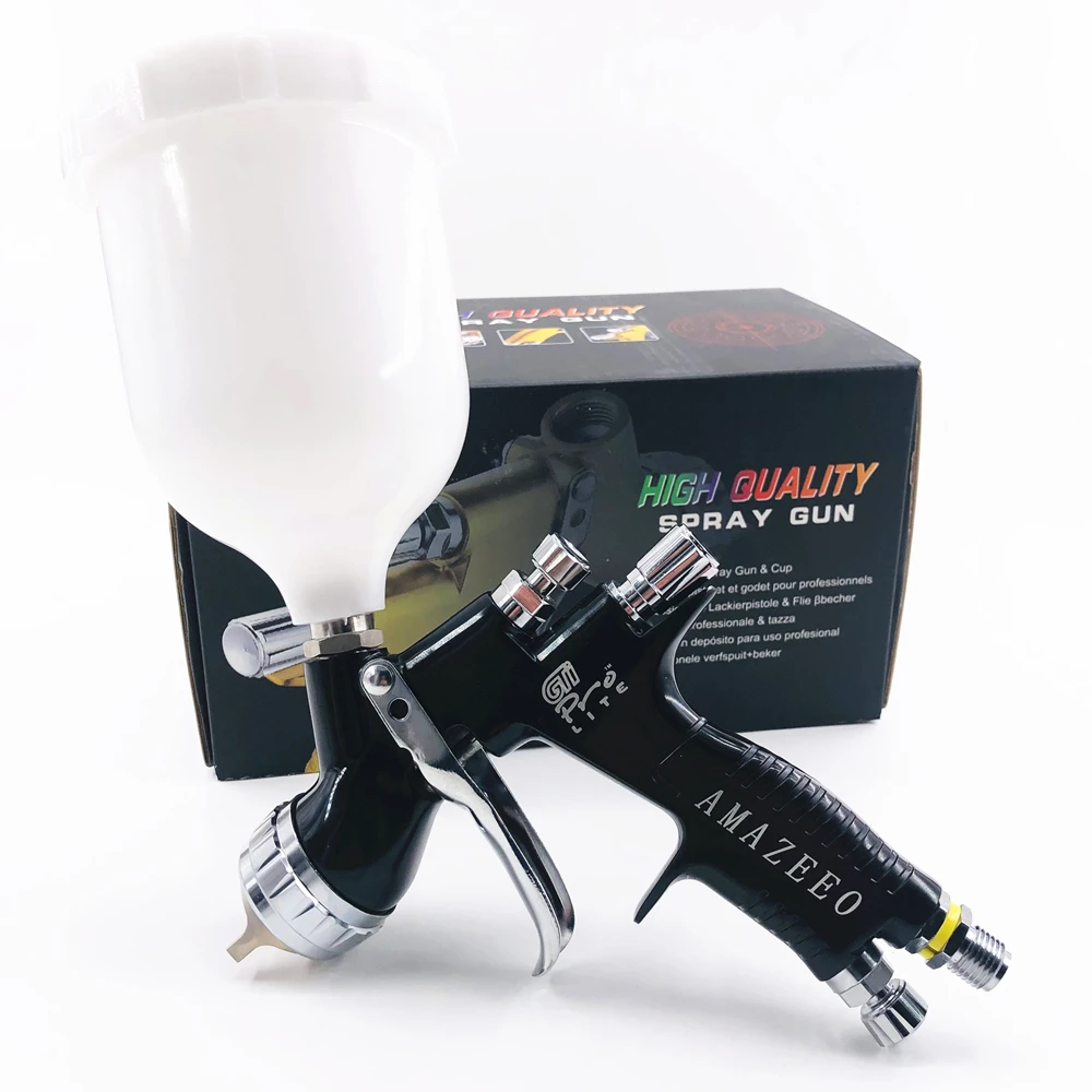 New High Quality Car Paint Spray Gun GTI Pro Painting Gun TE20/T110 1.3Mm Nozzle Paint Gun Water Based Air Spray Gun Airbrush