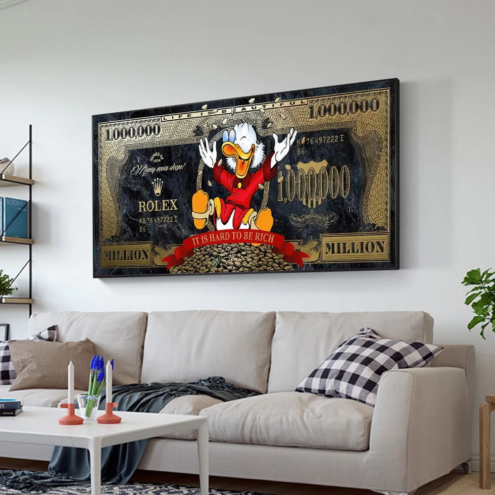 Картина на холсте Дональд Дак