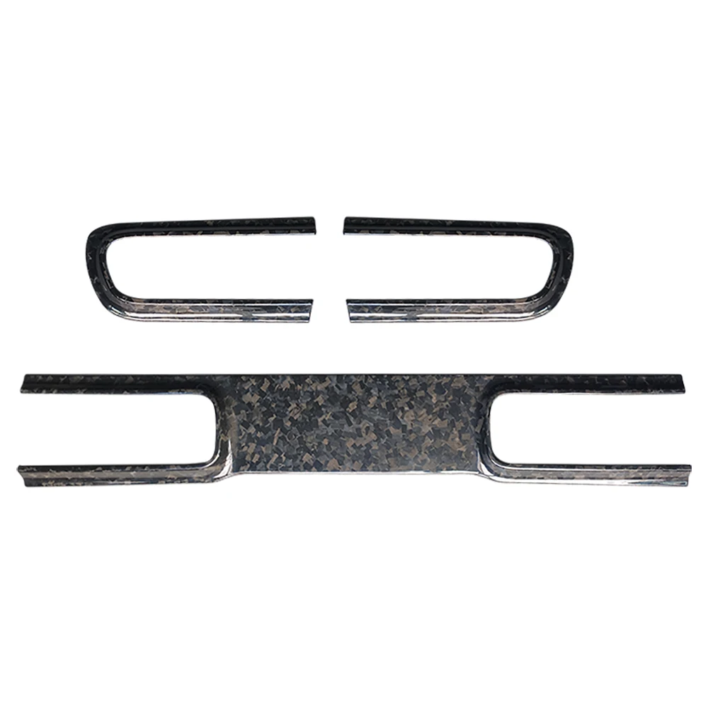 

Кованый углеродный Автомобильный задний фонарь, декоративная крышка для Dodg Challenger 2015-2021