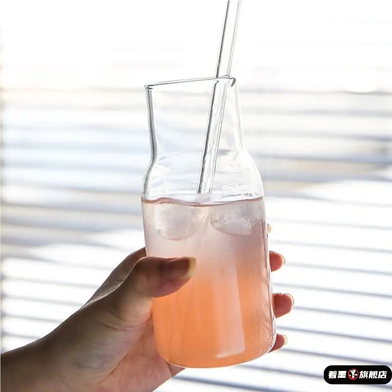 Glass Cold Water Bottle Borosilicate Household Large Capaci One Cup Pot Split Juice Beer